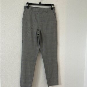 EUC | Uniqlo | Pull On Houndstooth Elastic Waist Pants | Black and White